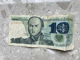 10 zloty banknot z 1982