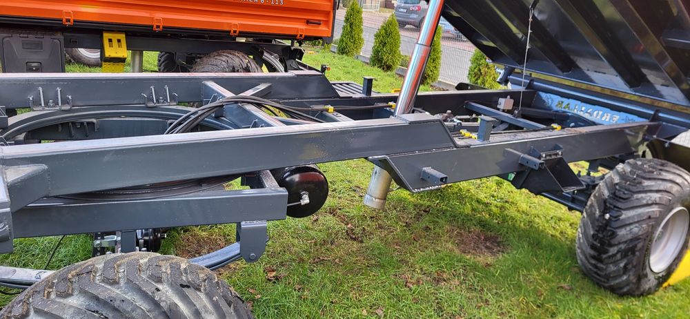 NOWA przyczepa rolnicza dwuosiowa wywrotka trójstronna 10ton oryginał
