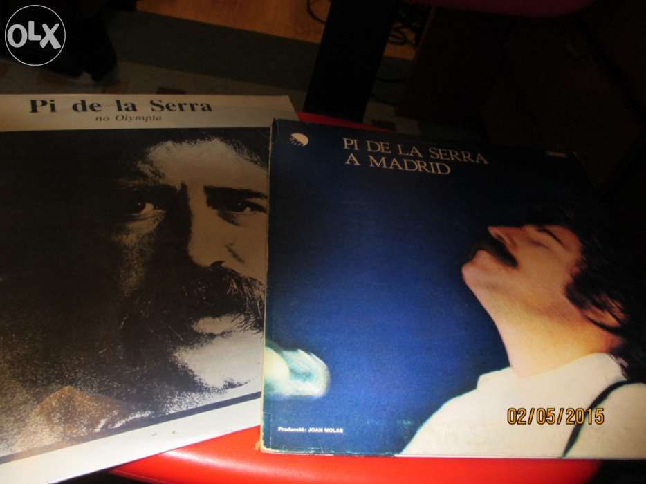 2 Discos de vinil de Pi de la Serra - no Olympia/A Madrid