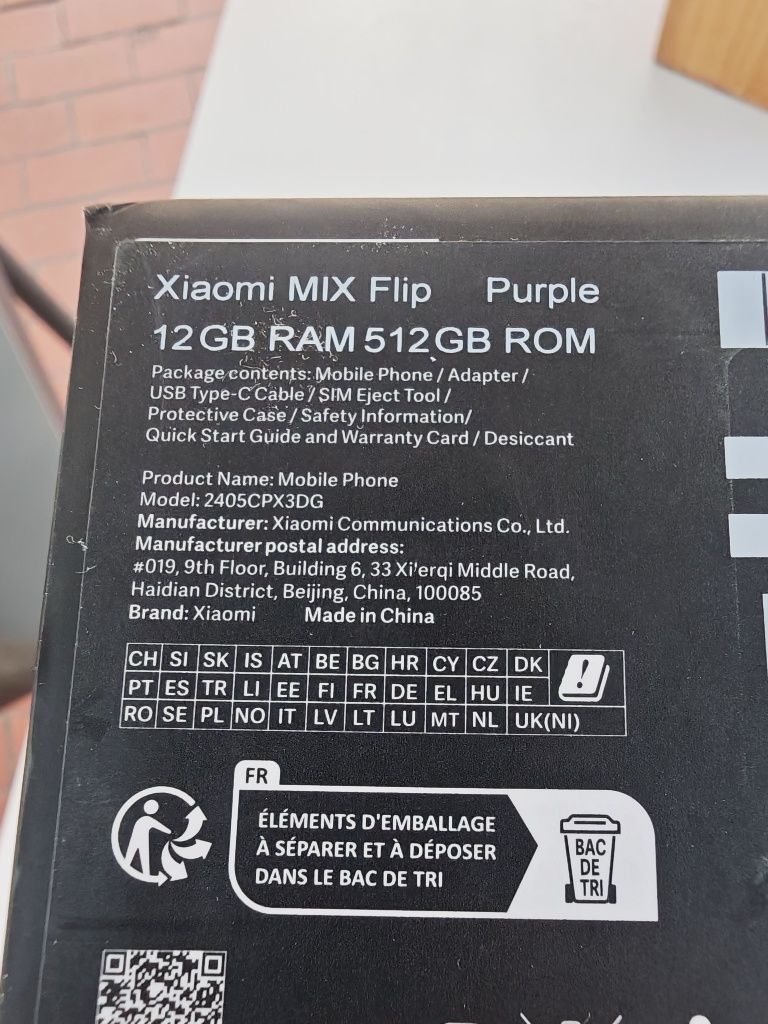 Xiaomi Mix Flip 12/512