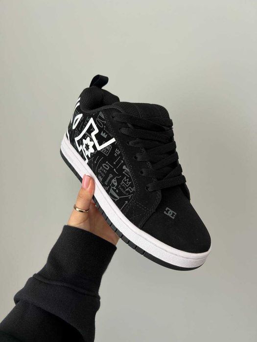 !SALE! DC Shoes Graffiti Black White 37 38 39 40 41 дс дісі графіті