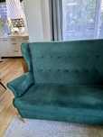 Sofa uszak butelkowa zieleń
