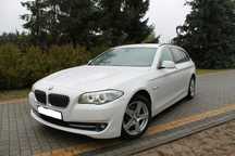BMW Seria 5 5 520d 2013r BiXenon Led Parktronik Biały Hak Automat zadbany