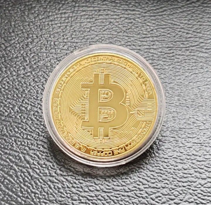 Moeda Comemorativa Bitcoin