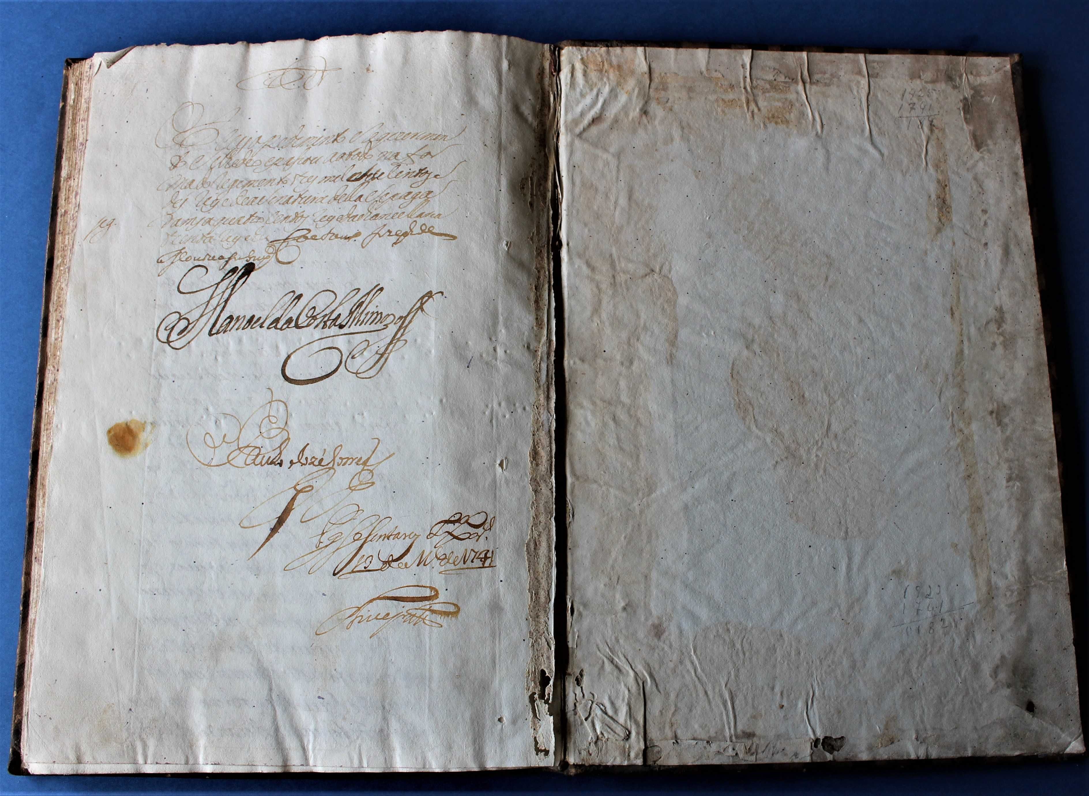 MANUSCRITO D. JOÃO V SENTENÇA JUSTIFICAÇÃO DE NOBREZA 1744