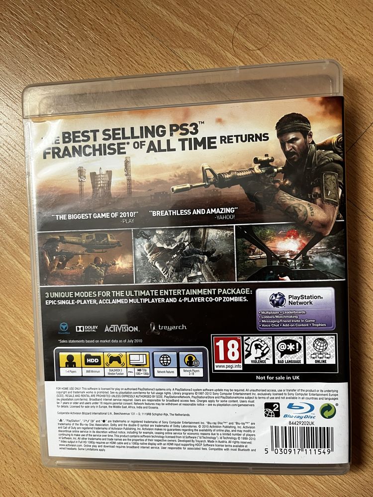 Call of Duty Black Ops Playstation 3