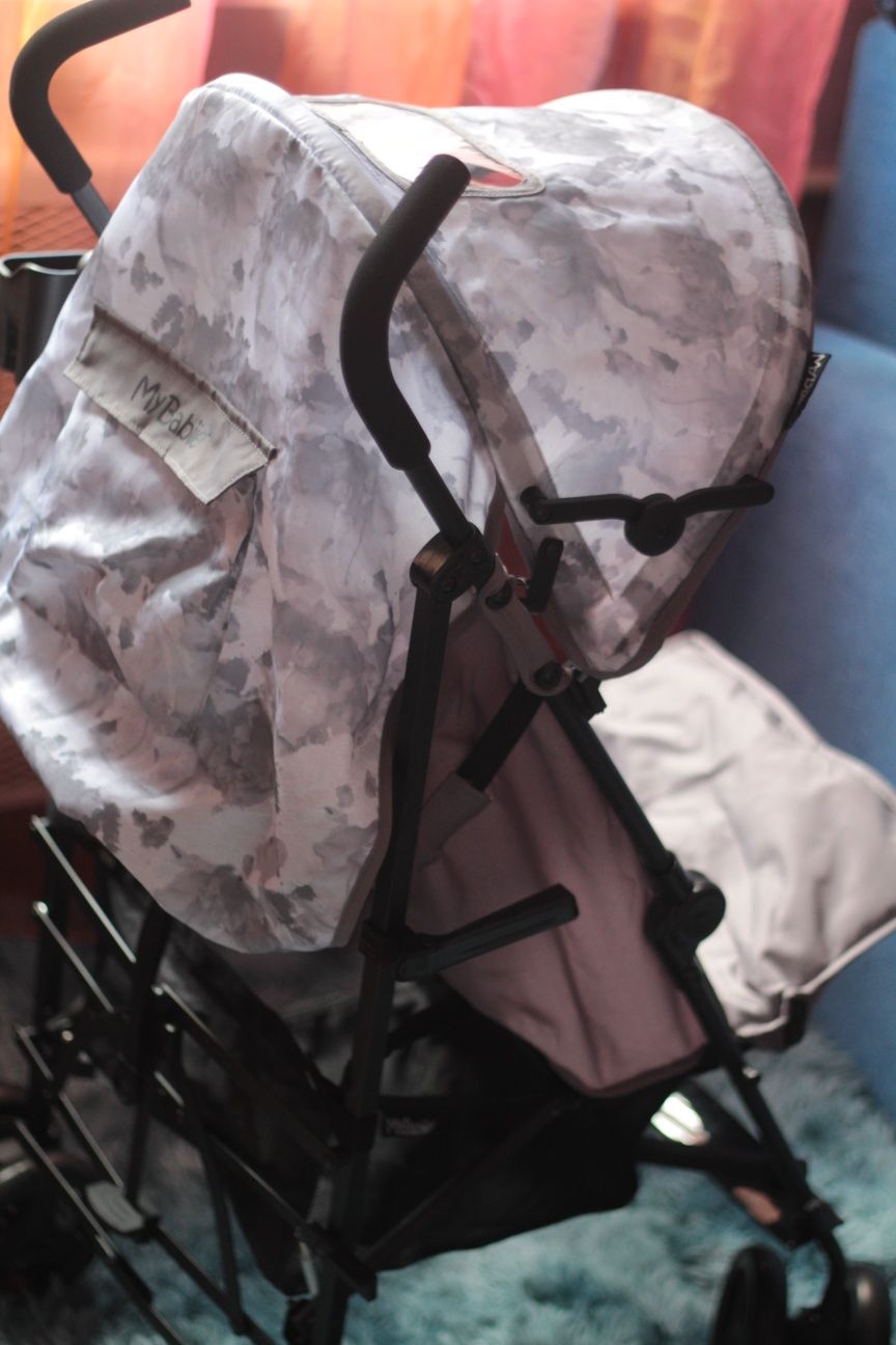 Прогулочная коляска My Babiie Grey tie dye stroller