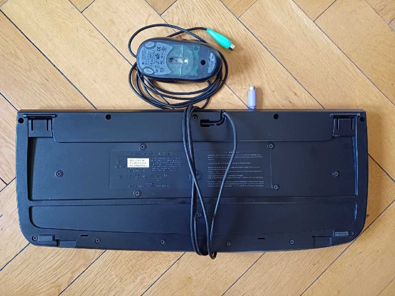 Mysz i klawiatura Logitech PS/2