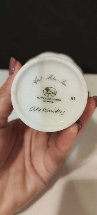 Vaso Tulipa Abril Hutschenreuther Germany