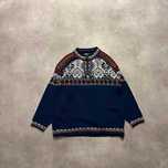 Vintage Wełniany Sweter Norweski Dale Of Norway Knit Sweater Damski