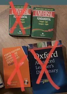 Dicionários de várias línguas
