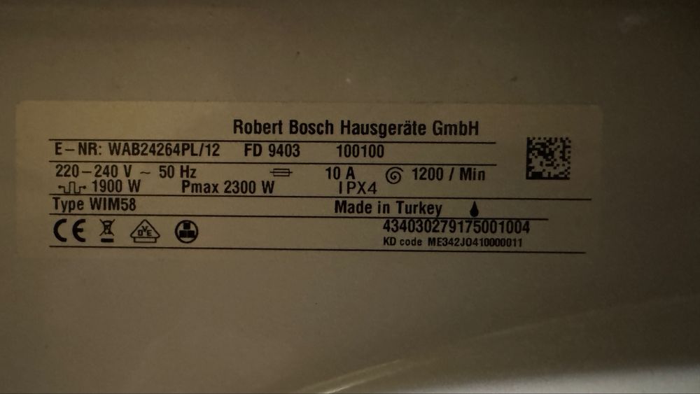 Pralka Bosch Serie 2 6kg 1200 A+++