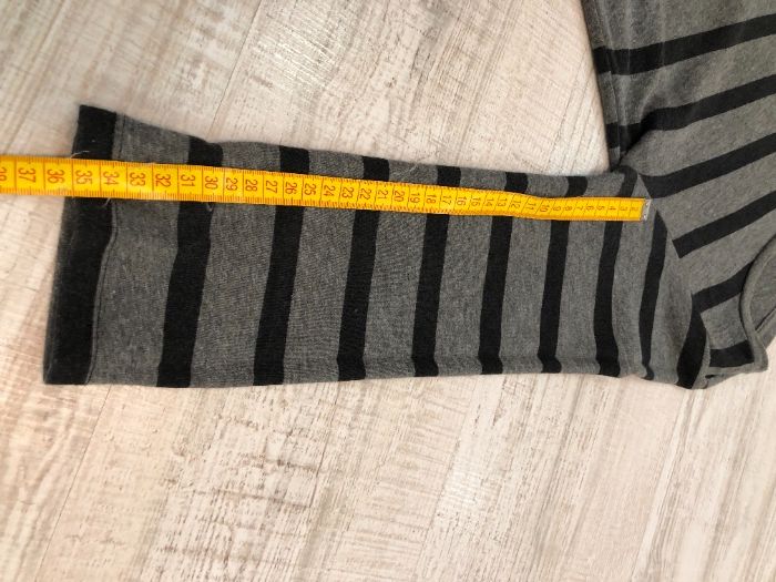 Сукня смугаста, платье серое полосатое ZARA, р. М