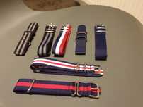 Pasek NATO rozmiar 22 mm nylon gruby