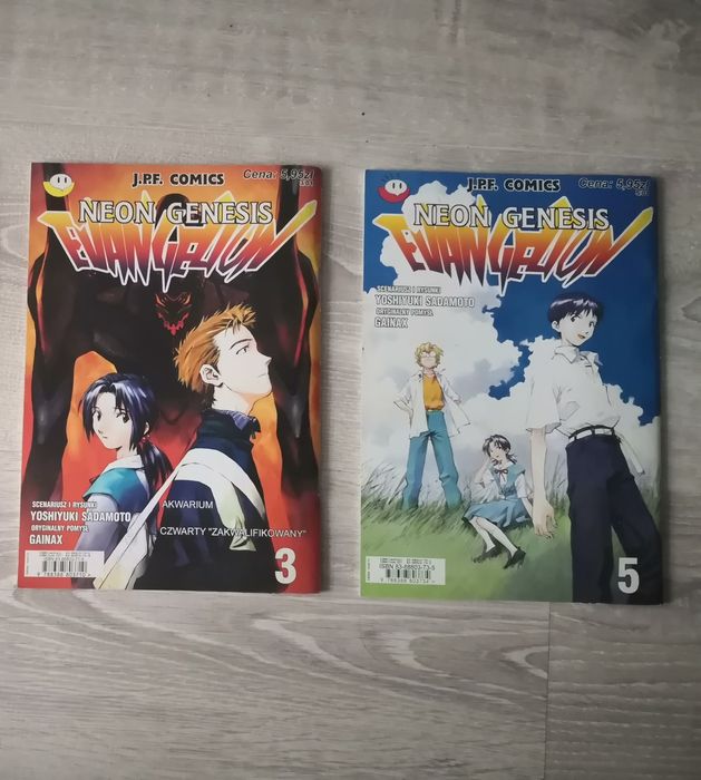 Neon Genesis Evangelion 2 Tomy z 2001 roku:  3/01 i 5/01