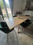 Mesa de jantar retangular em madeira (180x90 cm) Arnaiz