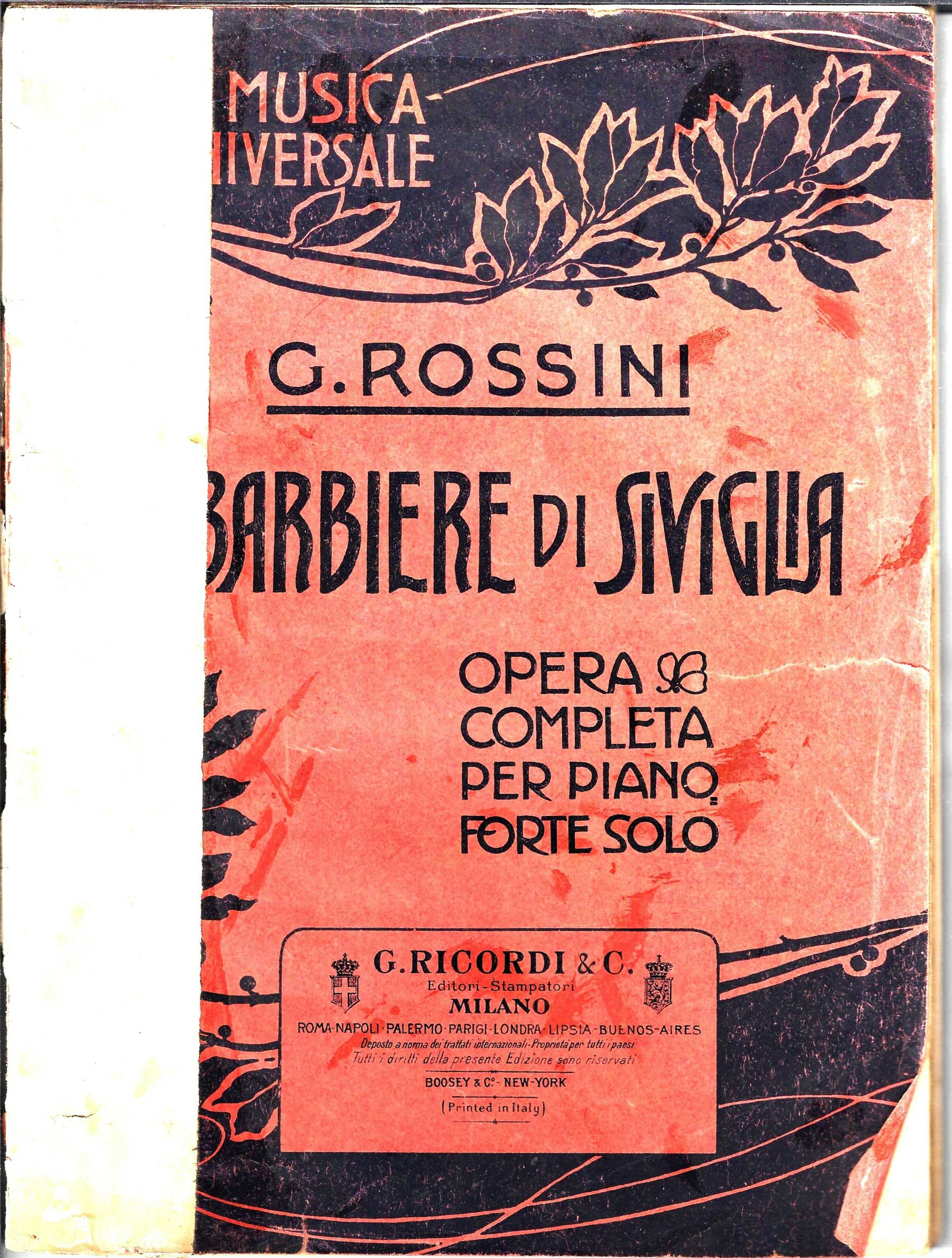PIANO: O Barbeiro de Sevilha