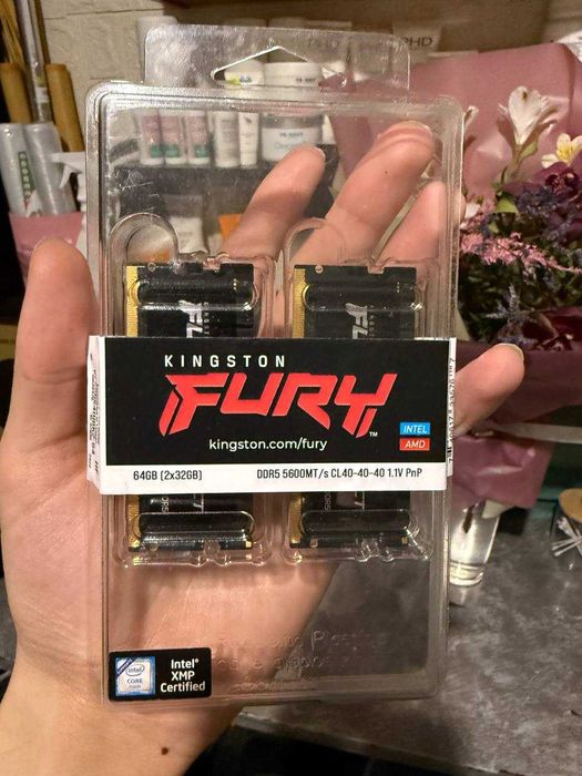 Kingston FURY 64 GB 2x32GB SO-DIM DDR5 5600 MHz Impact KF556S40IBK2-64