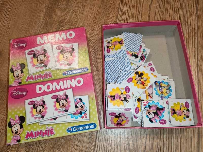 Memo i Domino myszka Minnie Disney gra 2 w 1 memory Clementoni