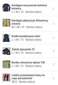 Zestaw ubrań damskich