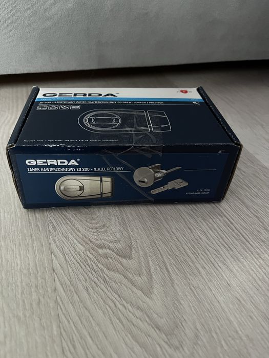 Zamek nawierzchniowy Gerda Tytan ZG 200S Nikiel Perłowy