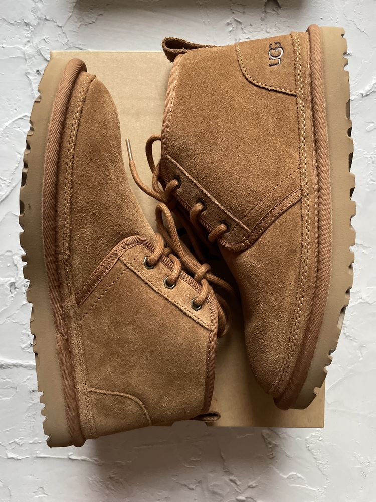 Buty UGG Neumel chesnut brązowe sznurowane śniegowce emu 39