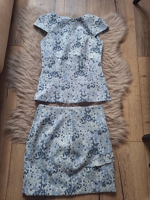 Komplet spódniczka garsonka bluzka Komunia Ślub Wesele elegancka Orsay