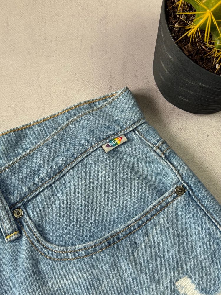 Шорти джинсові нові Lee Cooper big logo baggy
