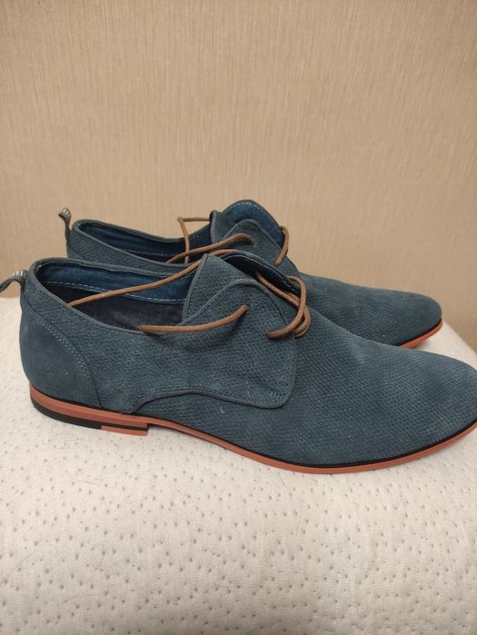 Стильні чоловічі туфлі з натуральної замші spring