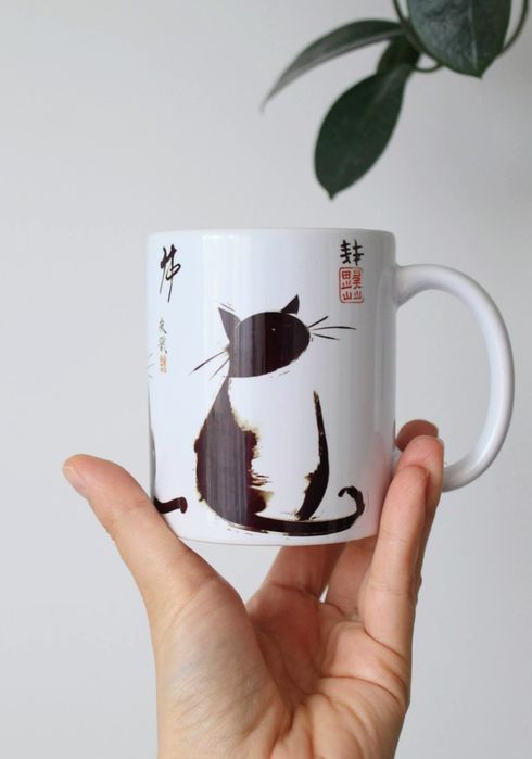 Kubek Kotki, Kot, japońskie pulchne kotki, kubek z kotami