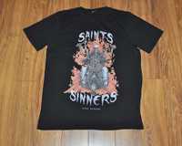 Saints or Sinners - Kostucha,Harley Davidson,Chopper - koszulka M