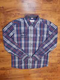 Koszula w kratkę bawełniana w kratę kolorowa regular fit S Oliver M L