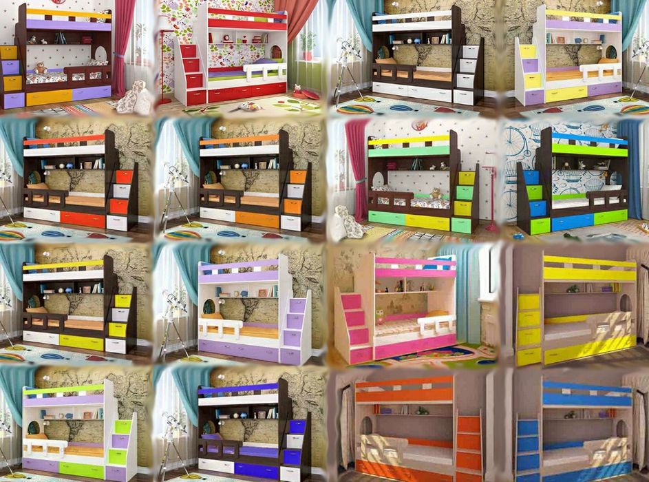 Кровать двухъярусная двоярусне ліжко