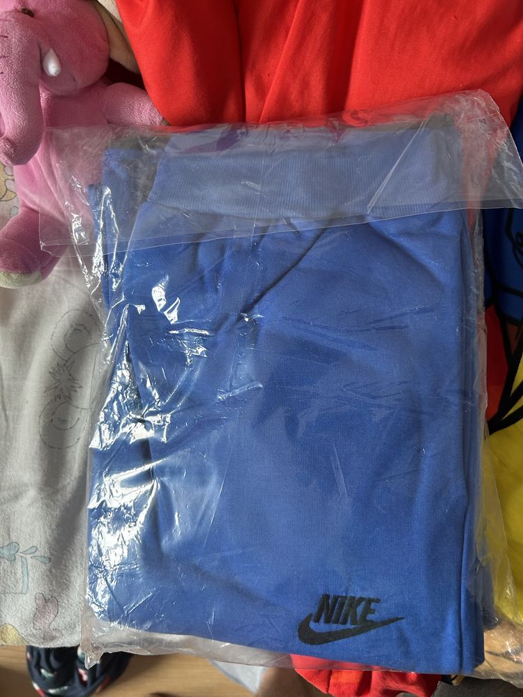 Tech fleece novo azul embalado