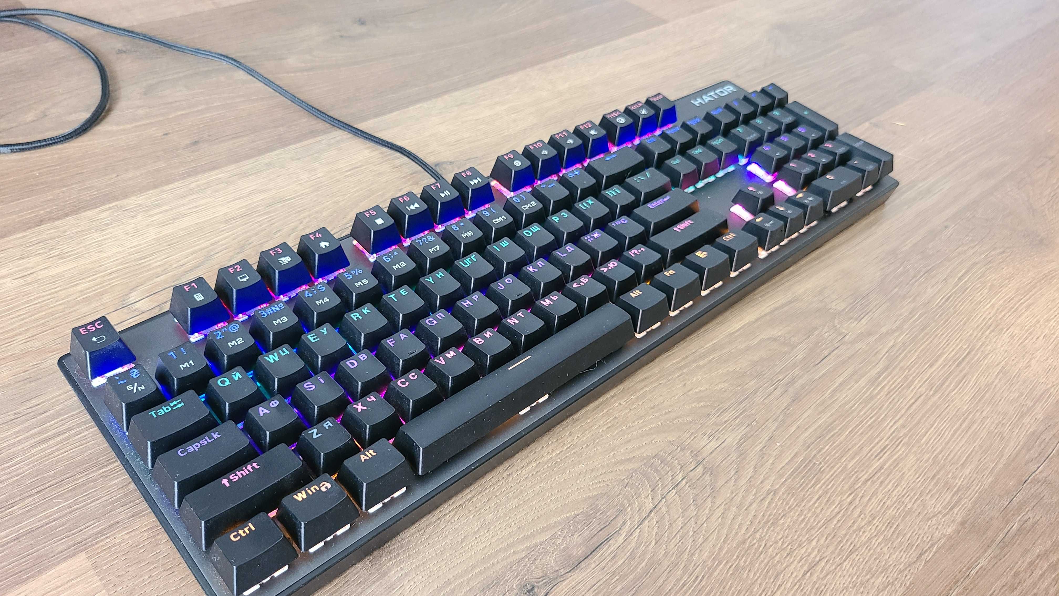 Механічна клавіатура Hator Starfall Rainbow Origin Red