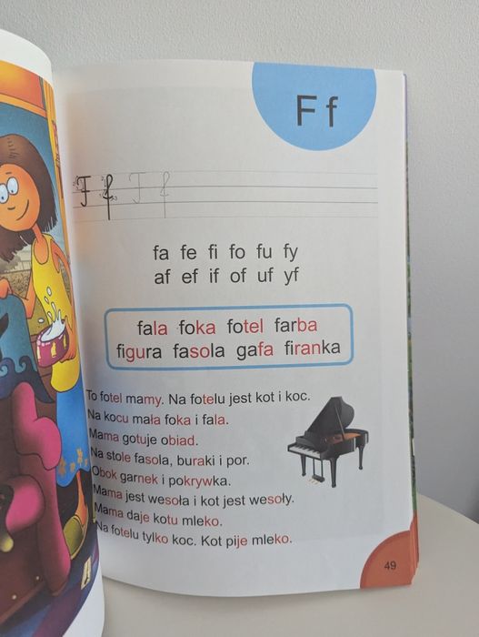 Książka dla dzieci elementarz czytamy bajki metoda sylabowa klasyka