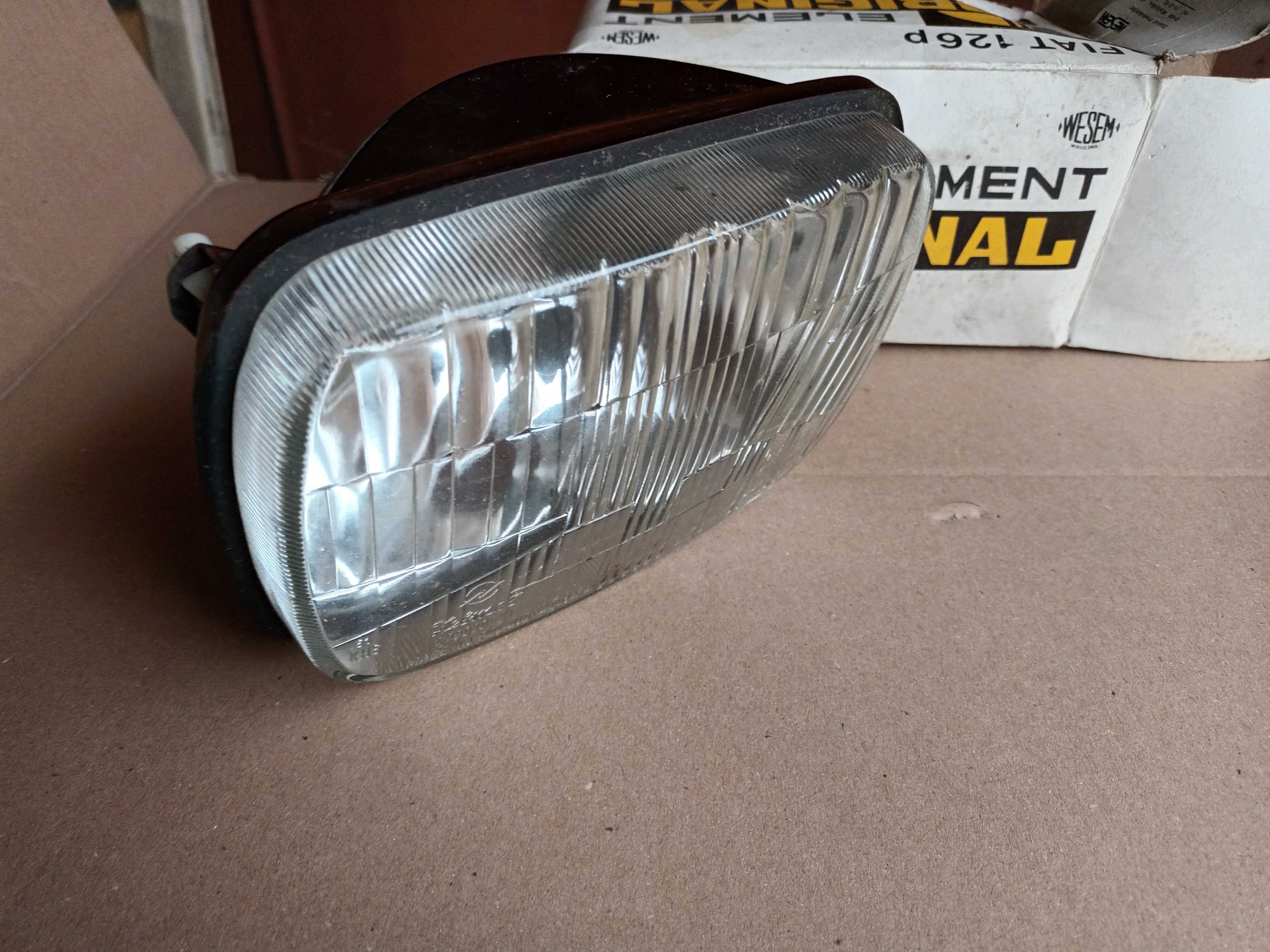 Oryginalna przednia lampa fiat 126p unikat