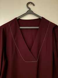 Blusa El Corte Ingles Bordeaux, Tamanho S