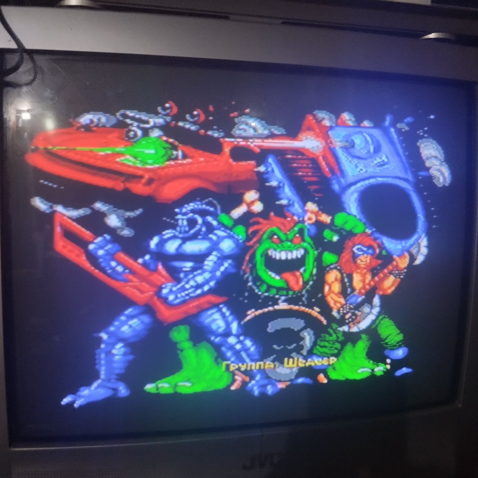 Приставка игровая Sega 16 bit и картриджи