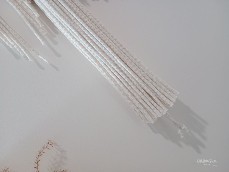 Makrama anioł stróż ozdoba zawieszka boho prezent ze sznurka