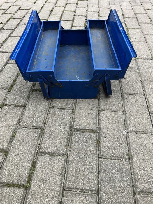 Skrzynka narzędziowa metalowa PRL