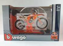 Motocykl KTM 450 SX-F Factory Edition 2018 bburago race die cast model