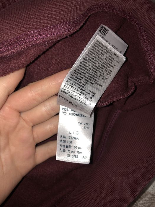 Світшот Levis бордовий
