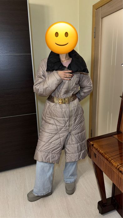 Стильний подовжений пухових. Ідеальний стан. Майже нове