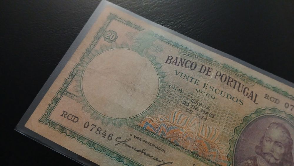 Nota de 20 Escudos de 1954