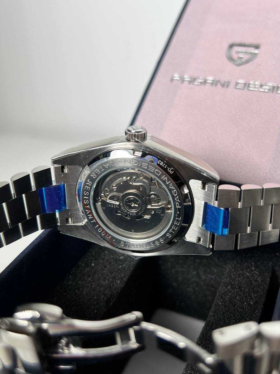 Часы Pagani Design PD-1783 Silver-Blue  40 mm