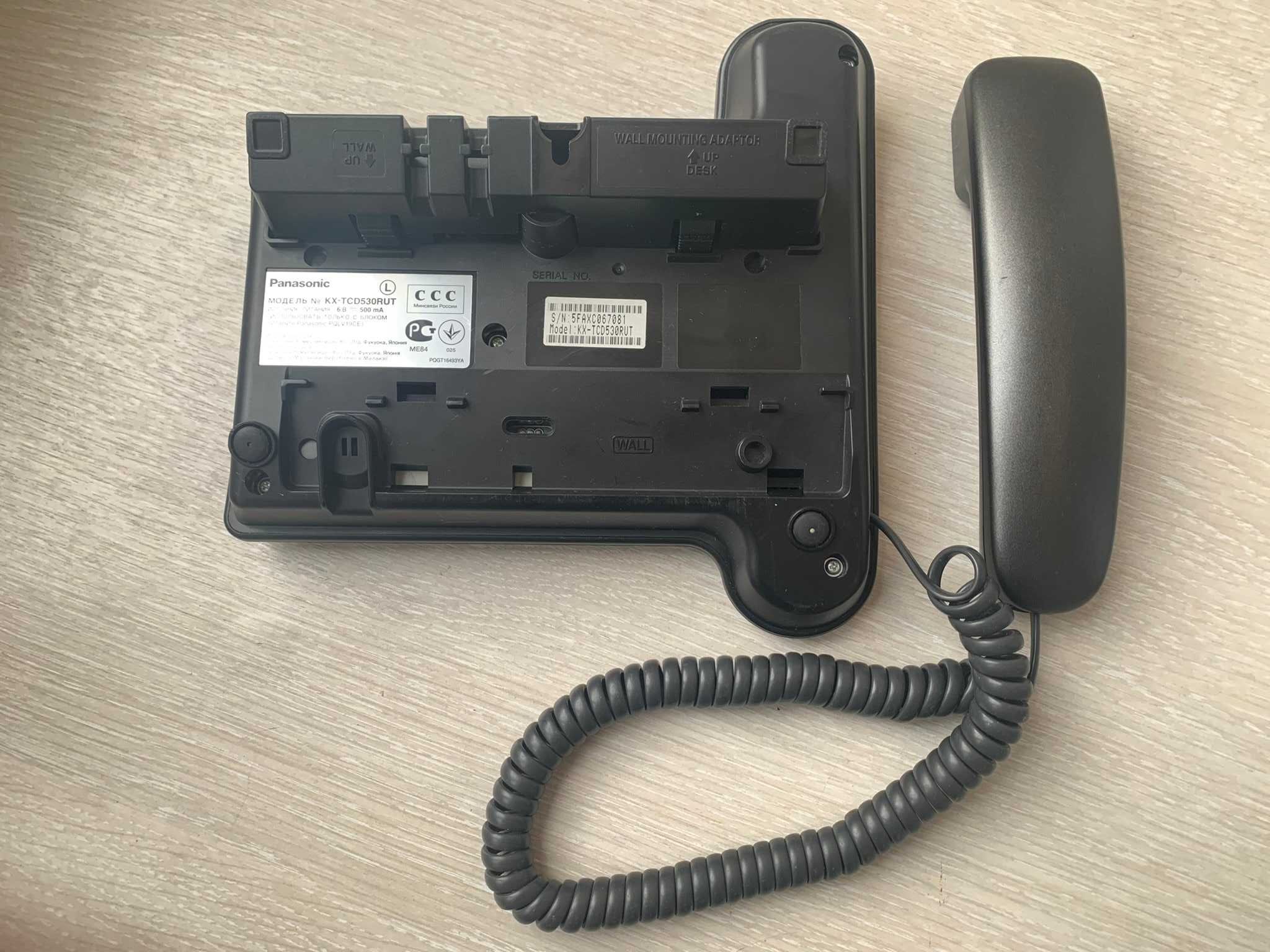 Стаціонарний цифровий телефон PANASONIC KX-TCD530 + радіо-трубка