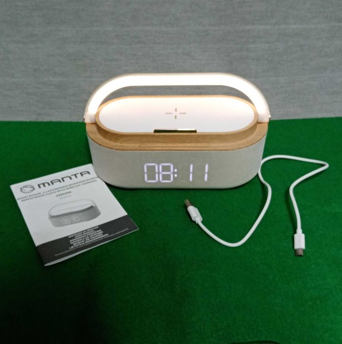 Głośnik Bluetooth do telefonu - radiobudzik Manta