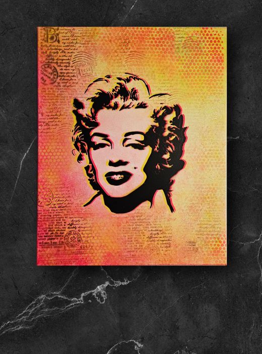 Marylin Monroe obraz ręcznie malowany Do salonu nowoczesny pop-art