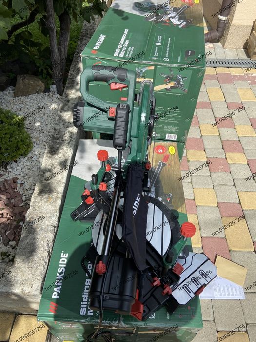 Торцювальна пила, торцовка для дерева та пластику Parkside Німеччина